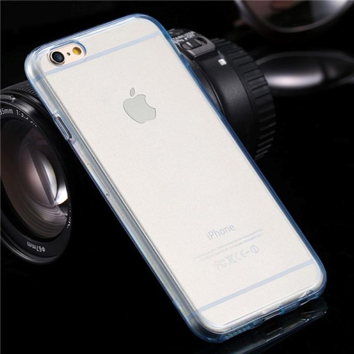 Produktbild König Design Apple iPhone 6 / 6s Plus Full Body 360 Silikon Schutzhülle Handyhülle Case Blau (Apple iPhone 6 Plus)