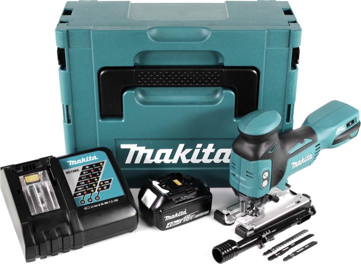 Produktbild Makita DJV 181 RM1J Akku Pendelhubstichsäge 18V Brushless + 1x Akku 4,0Ah + Ladegerät + Makpac