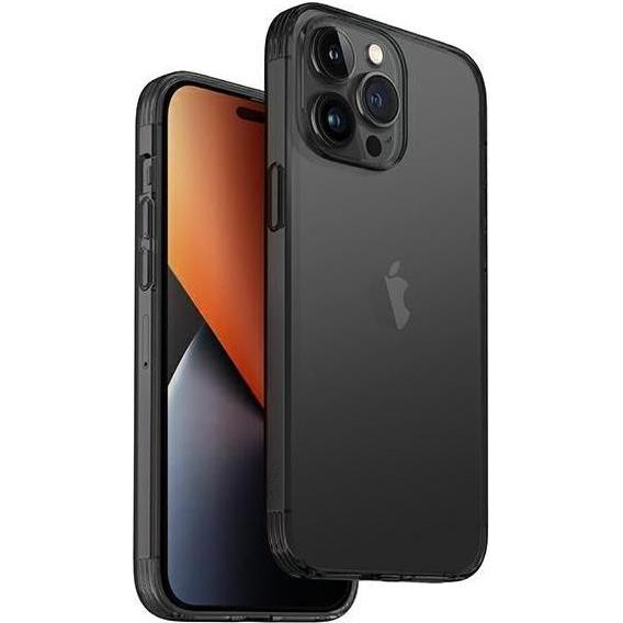 Uniq etui Air Fender iPhone 14 Pro 6,1" szary/smoked grey tinted (Apple iPhone 14 Pro), Smartphone Hülle, Grau