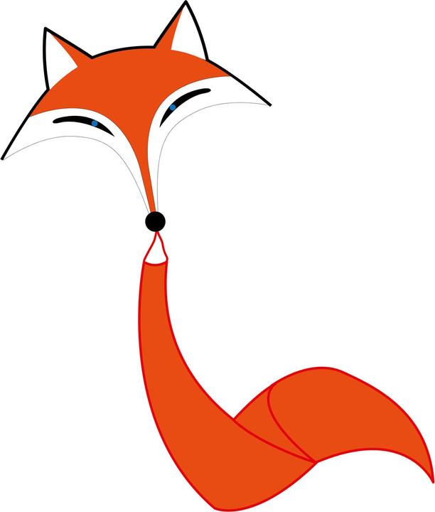 Actual product image Invento Kite Ecoline Fox Kite 96x76 cm, from 5 years, incl. handle with 25 m cord