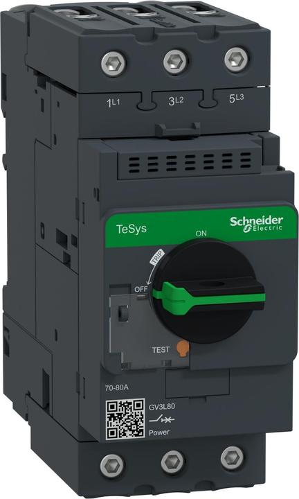 Produktbild Schneider Electric GV3L80 3p 80A MAG. Motorschutzschalter