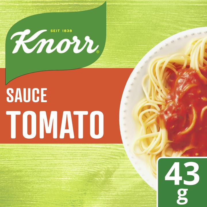 Actual product image Knorr Salsa per Pasta Tomato Sauce sachet, tomato sauce with herbs & extra virgin olive oil