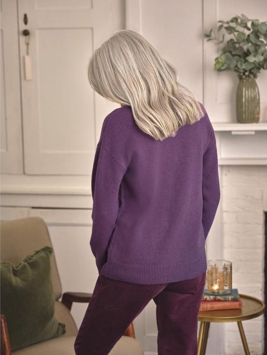 Produktbild Woolovers Pullover bestickt (S)