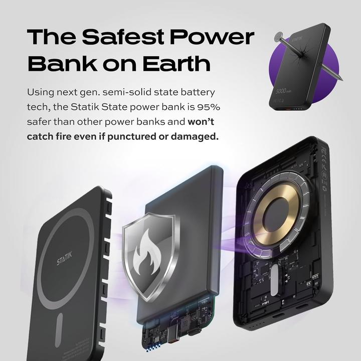 Image du produit Statik Powerbank (5000 mAh, 15 W)
