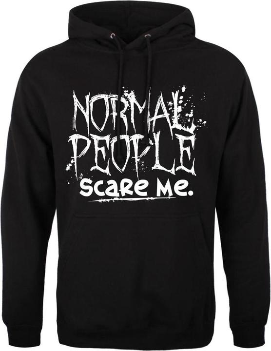 Produktbild Grindstore Normal People Scare Me Kapuzenpullover (M)