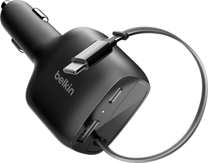 Actual product image Belkin Boostcharge Kfz-Ladegerät 75W ausz. USB-C Kabel CCC001hqBK