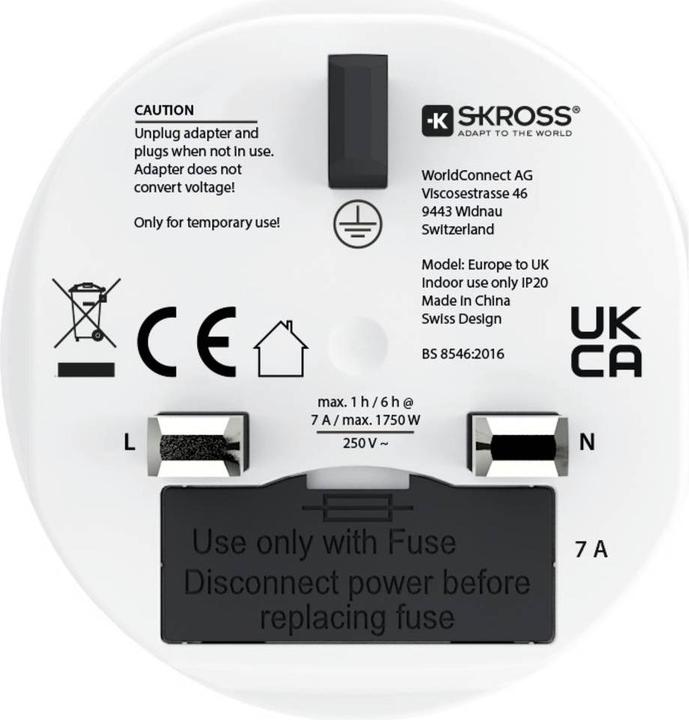 Image du produit Skross Reisesteckeradapter