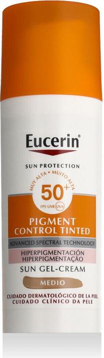 Actual product image Eucerin Pigment Control Spf50+ Medium Colour 50ml (Sun cream face, SPF 50+, 50 ml, 103 g)