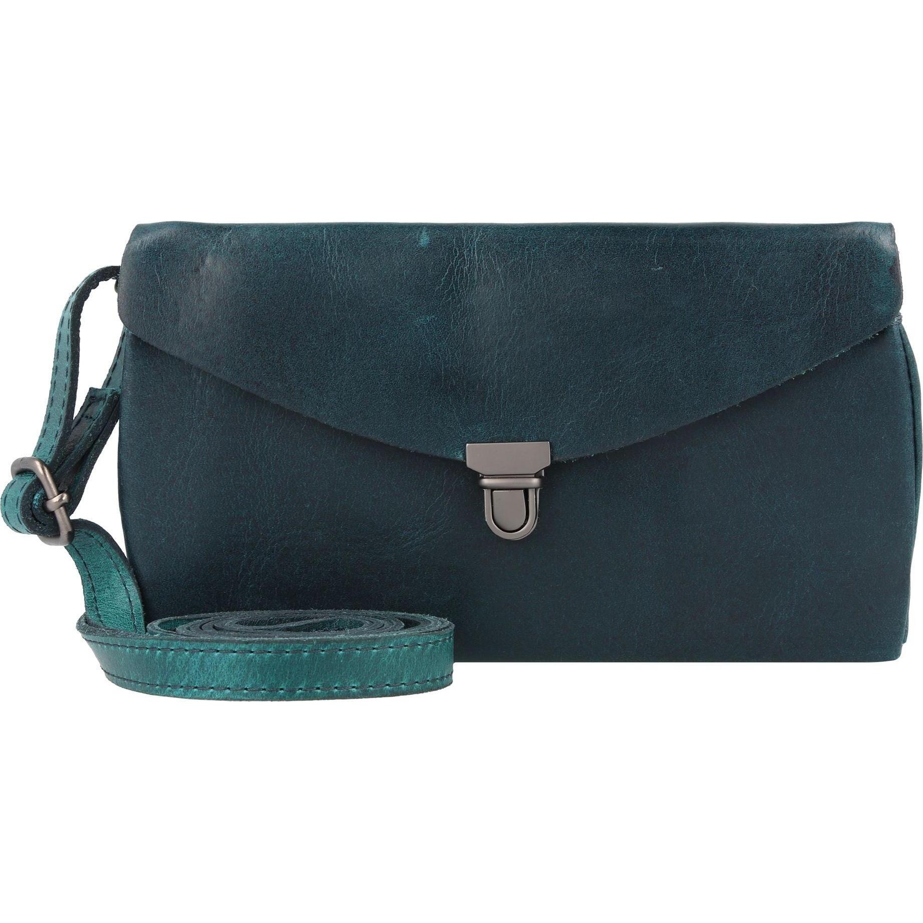 Harolds, Handtasche, Aberdeen Umhängetasche Leder 19 cm, Türkis