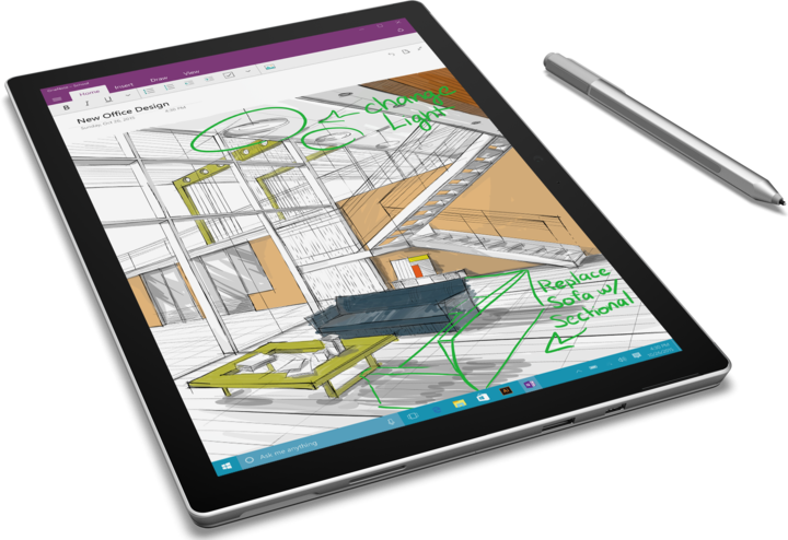 Produktbild Microsoft Surface Pro 4, 256GB SSD (12.30", Intel Core i7-6650U, 16 GB, 256 GB)