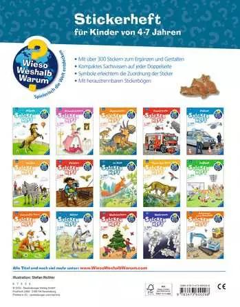 Actual product image Ravensburger Why? Why? Why? Sticker book: In the forest (300 Sticker)