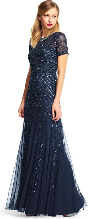 Produktbild Adrianna Papell Kurzarm Perlenkleid (44)