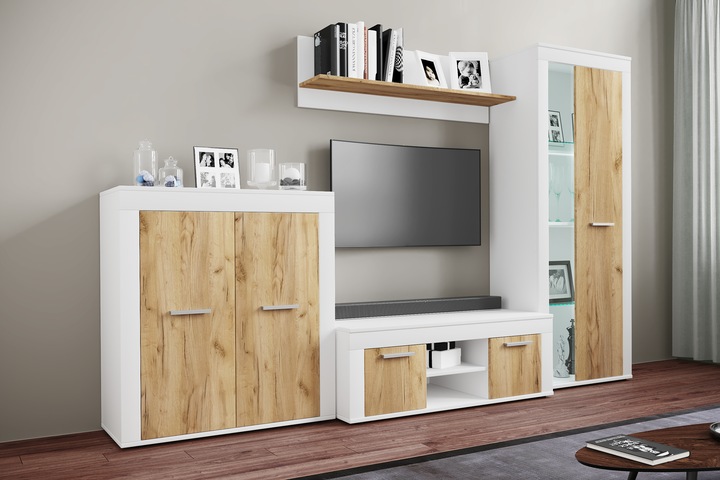 Produktbild VCM Holz TV Lowboard Möbel Fernseh Usilo L (102 x 45 x 37 cm)