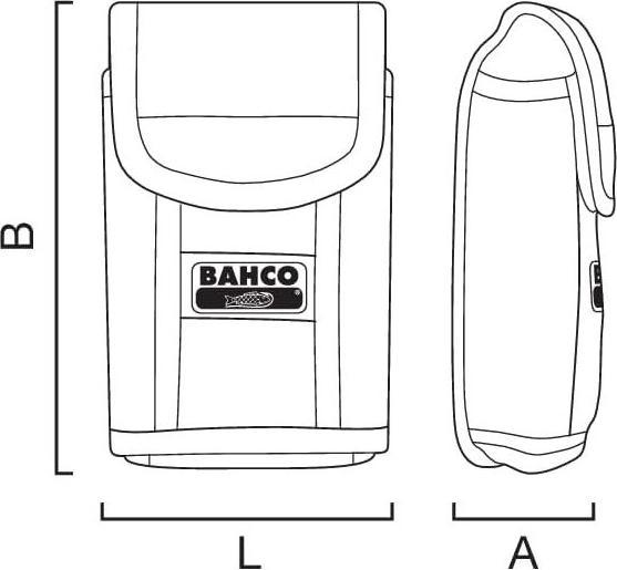 Produktbild Bahco Vertikale Handytasche, 75 mm × 60 mm × 150 mm (1 Teil)