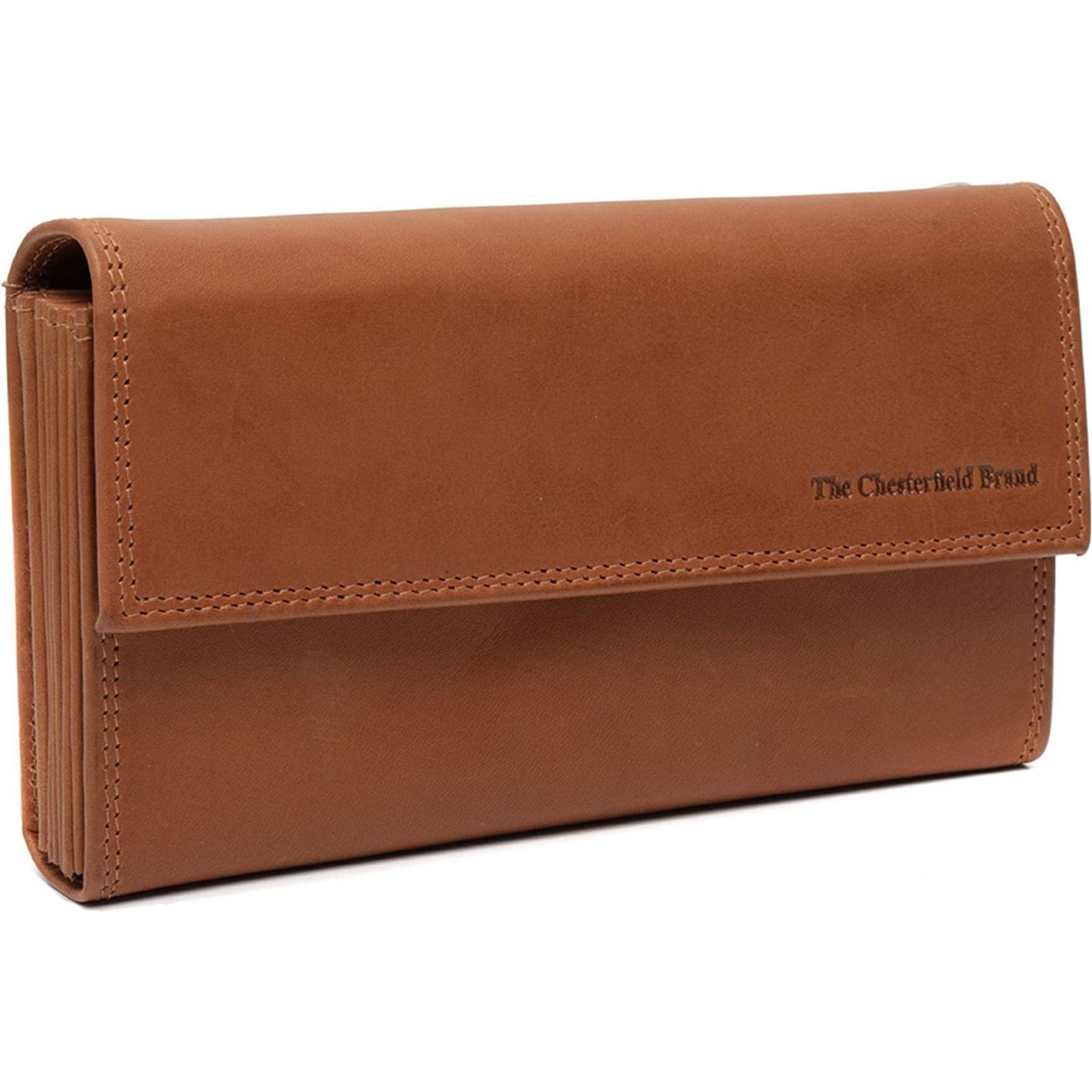 The Chesterfield Brand, Damen, Portemonnaie, Grenada Geldbörse RFID Schutz Leder 18 cm, Braun