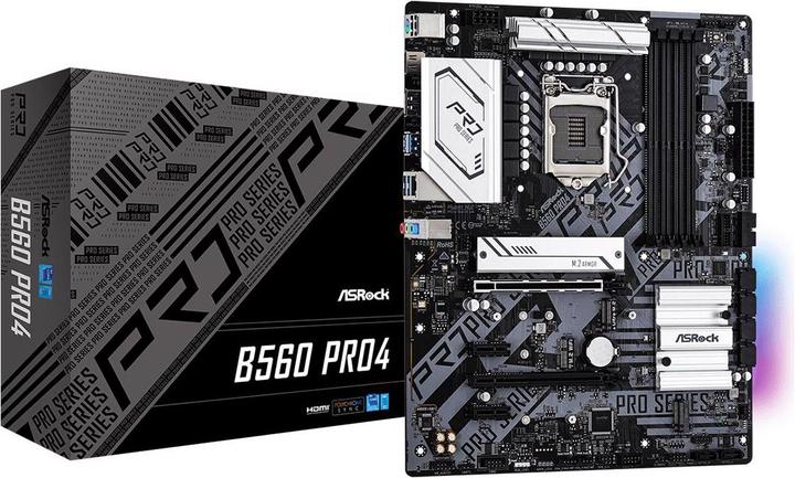 Produktbild AsRock B560 Pro4 (LGA 1200, Intel B560, ATX)