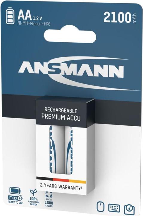 Produktbild Ansmann AA (1 Stk., AA, 2100 mAh)