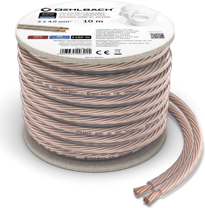 Actual product image Oehlbach Speaker Wire SP40 (30 m, 4 mm²)