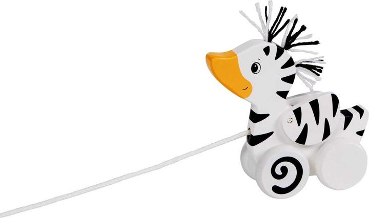 Actual product image Goki Pulling animal zebra duck
