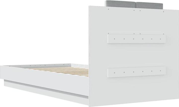 Actual product image vidaXL Bed frame with Sonoma oak headboard (135 x 190 cm)