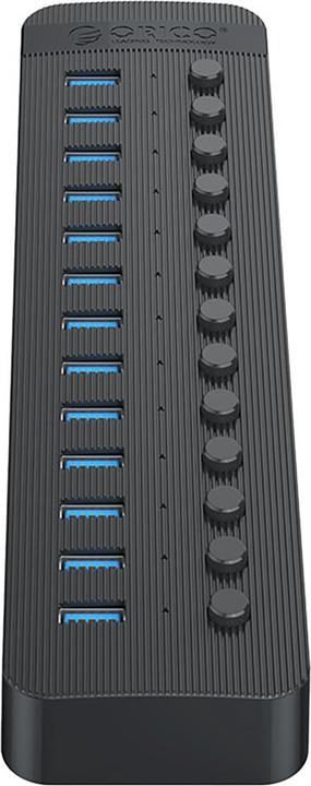 Image du produit Orico Converter CT2U3-13AB 13x USB-A 3.0 Hub with Switches - Black (USB-A, 13 ports)
