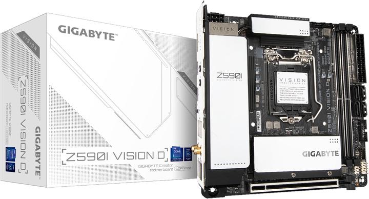 Produktbild Gigabyte Z590I VISION D (LGA 1200, Intel Z590 Express, Mini-ITX)