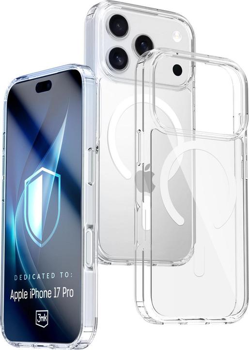 Immagine prodotto 3MK - Armor Clear MagCase - iPhone 17 Pro - Trasparente (Apple iPhone 17 Pro)