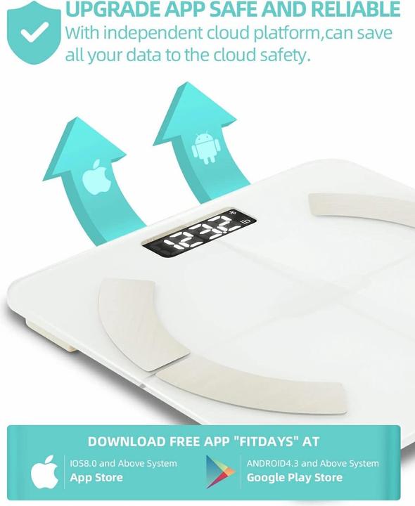 Actual product image Healthkeep Body fat scale (180 kg)