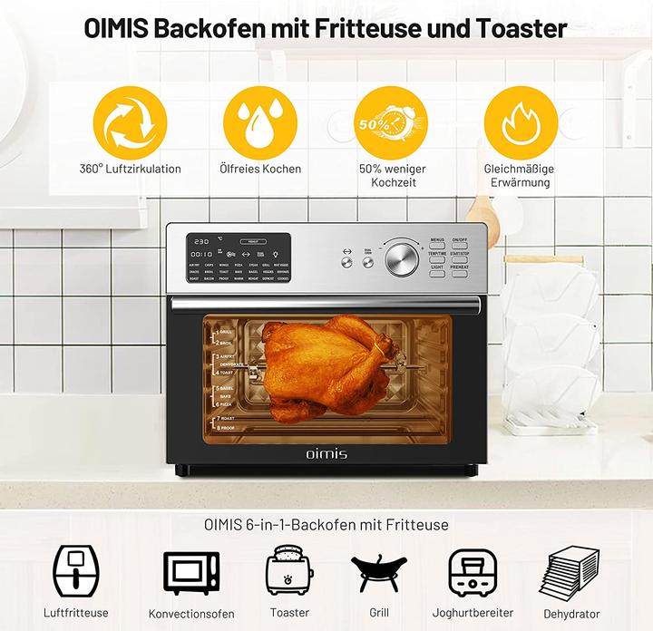 Produktbild Oimis Heissluftfritteuse Backofen