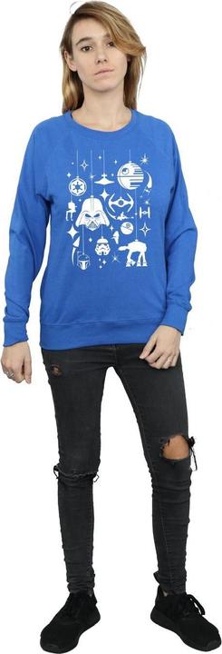 Immagine prodotto Star Wars Christmas Decorations Felpa Donna (M)