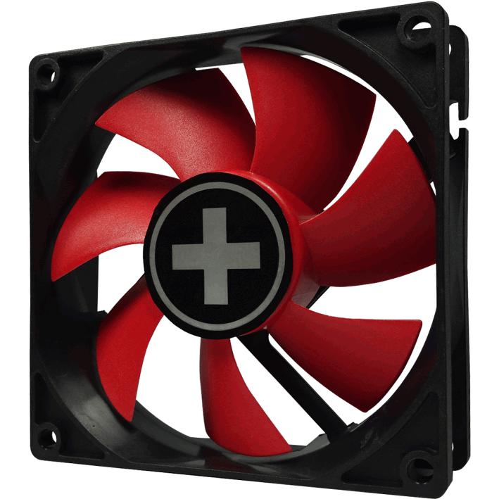 Xilence Performance C Series XPF80.R.PWM (80 mm, 1 x), PC Lüfter, Schwarz, Rot