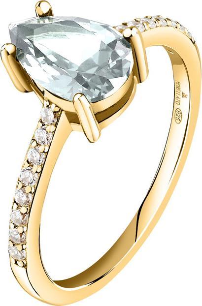 Produktbild Morellato Elegant gold-plated ring with zircons Tesori SAIW2100 - Circuit: 58 mm (58, 925 Silber)
