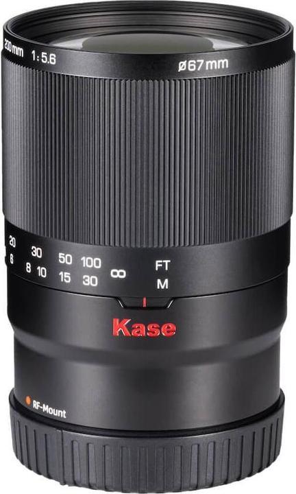 Produktbild Kase 200mm f/5.6 MC Spiegelobjektiv für Canon RF Mount (Canon RF, APS-C / DX, Vollformat)