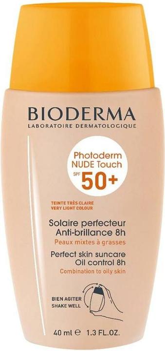 Actual product image Bioderma Photoderm Nude Touch Mineral (Sun cream face, SPF 50+, 40 ml)
