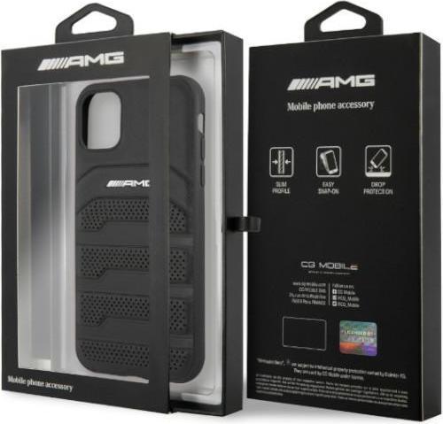 Actual product image Mercedes-Benz Hard Cover Debossed Black, for iPhone 11, AMHCN61GSEBK (Apple iPhone 11)