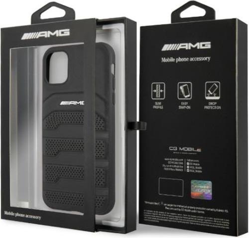 Image du produit Mercedes-Benz Hard Cover Debossed Black, pour iPhone 11, AMHCN61GSEBK (Apple iPhone 11)