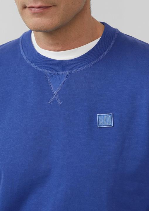 Actual product image S.Oliver Sweatshirt Sweatshirt mit Garment Dye und Logo-Detail (XXL)
