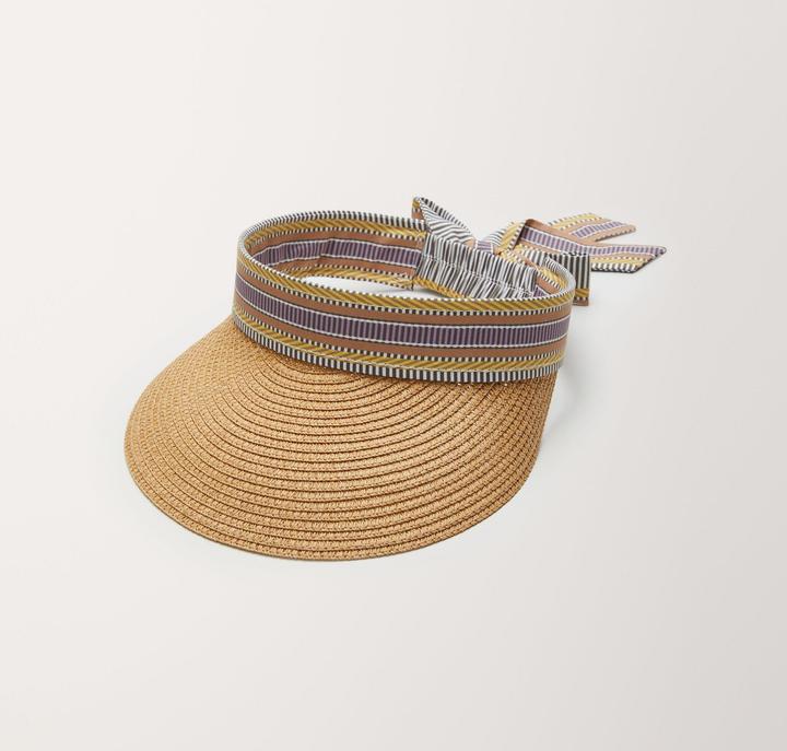Actual product image s.Oliver Hut Visor Cap in Korbgeflecht