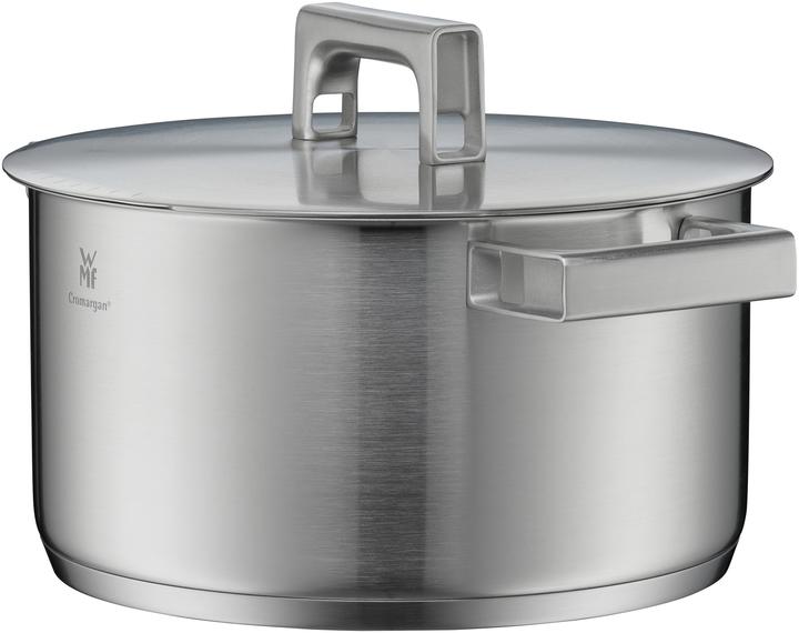 Image du produit WMF Ultimate Cool+ Casserole avec couvercle, 24 cm (24 cm, Casserole, Acier inoxydable)