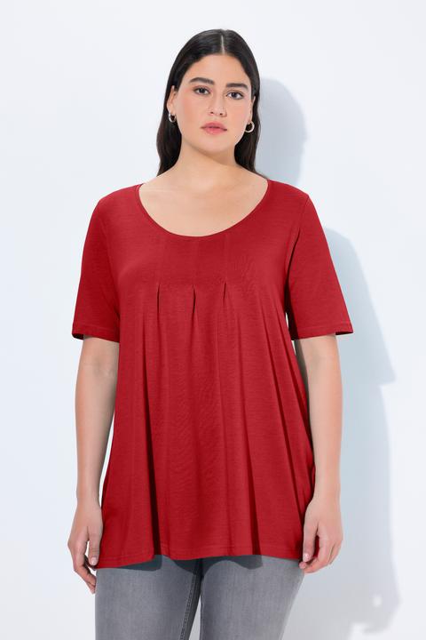 Actual product image Ulla Popken Essential Front Pleat Tee (46, 48)