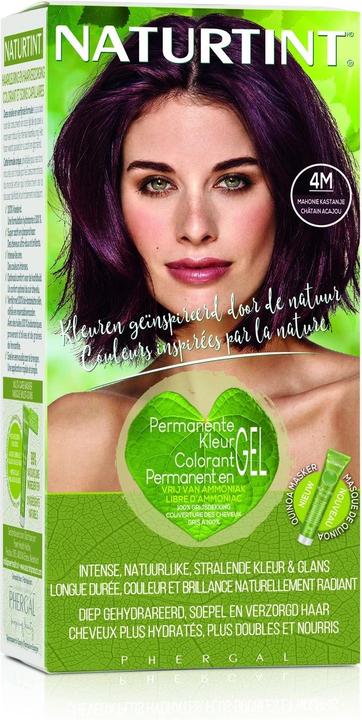 Productafbeelding Naturtint Permanente Haarkleur Gel 4M Kastanje Mahoniebruin zonder Ammoniak (4M kastanje mahoniebruin zonder ammoniak)