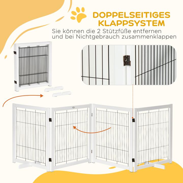 Actual product image PawHut Barrier grid with folding system