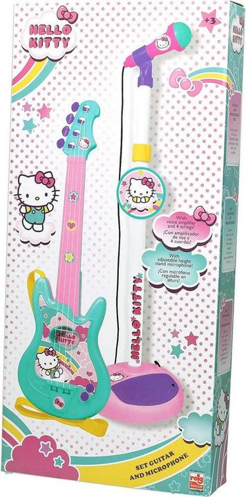 Actual product image Reig Children's guitar Hello Kitty microphone (Spanish)