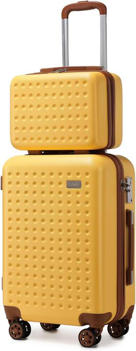 Actual product image Kono 2-teiliges Handgepäckkoffer-Set mit Kosmetikkoffer (40 l)