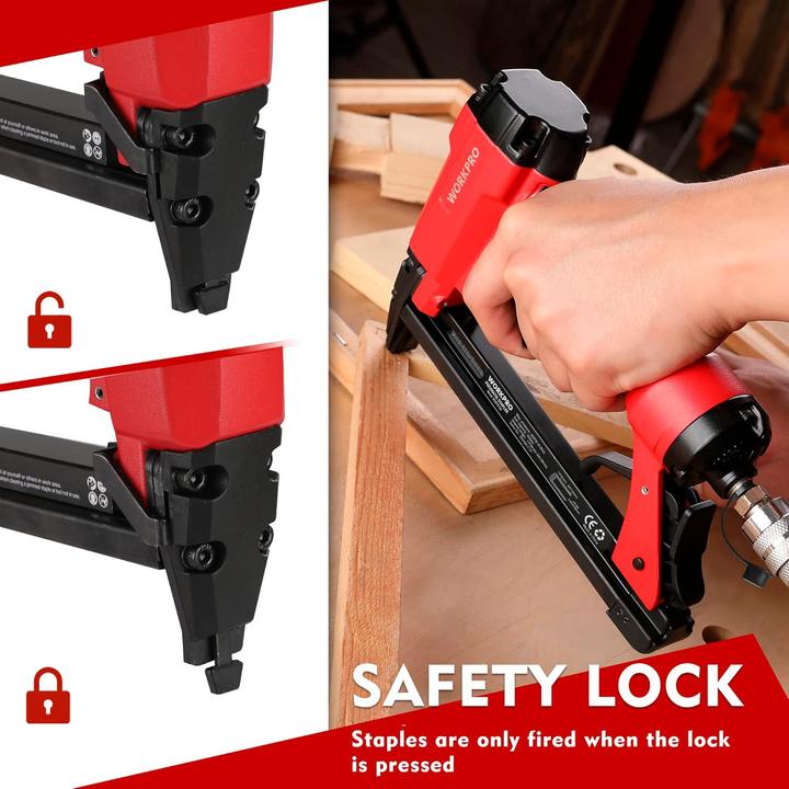 Actual product image Workpro W181010AU Pneumatic tacker