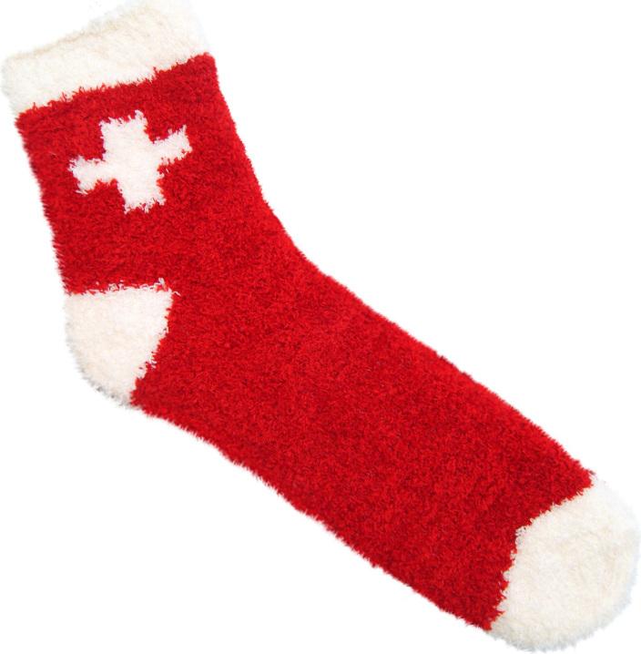 Produktbild TopSpirit Kuschelsocken Schweiz (3er Pack, 36)