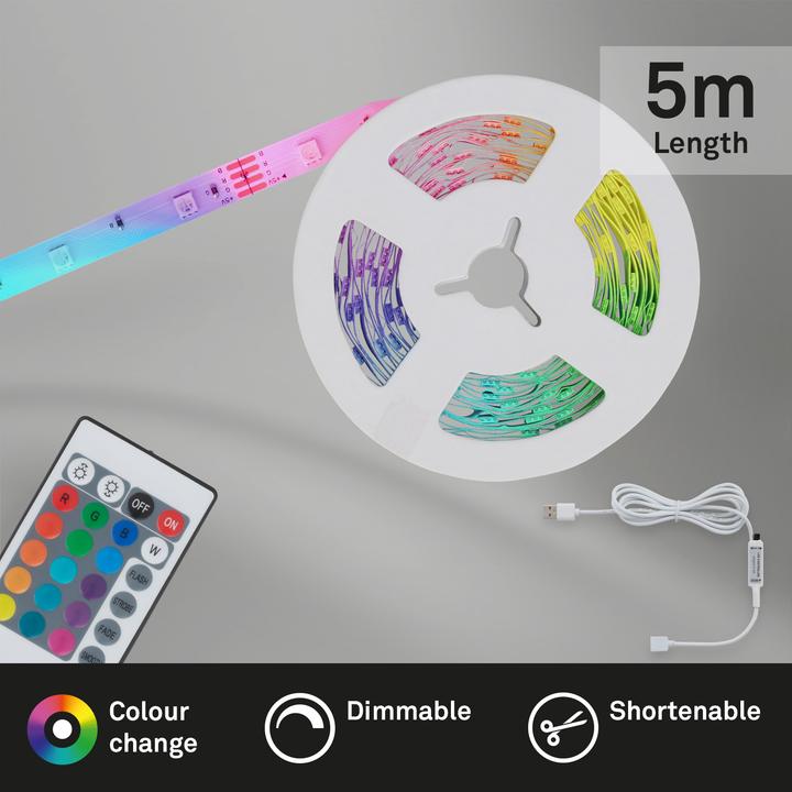 Produktbild Briloner Flexband (RGB, 500 cm, Indoor)