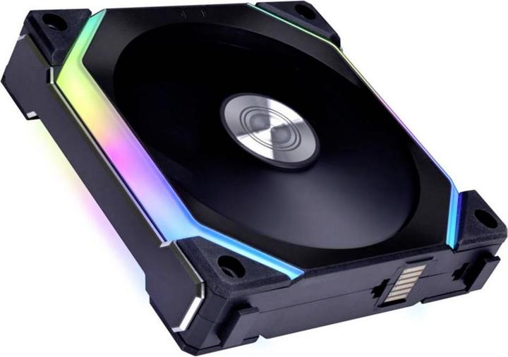 Actual product image Lian-Li UNI FAN SL120 V2 RGB PWM fan - 120mm, black (120 mm, 1x)
