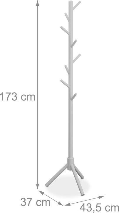 Actual product image Relaxdays coat rack