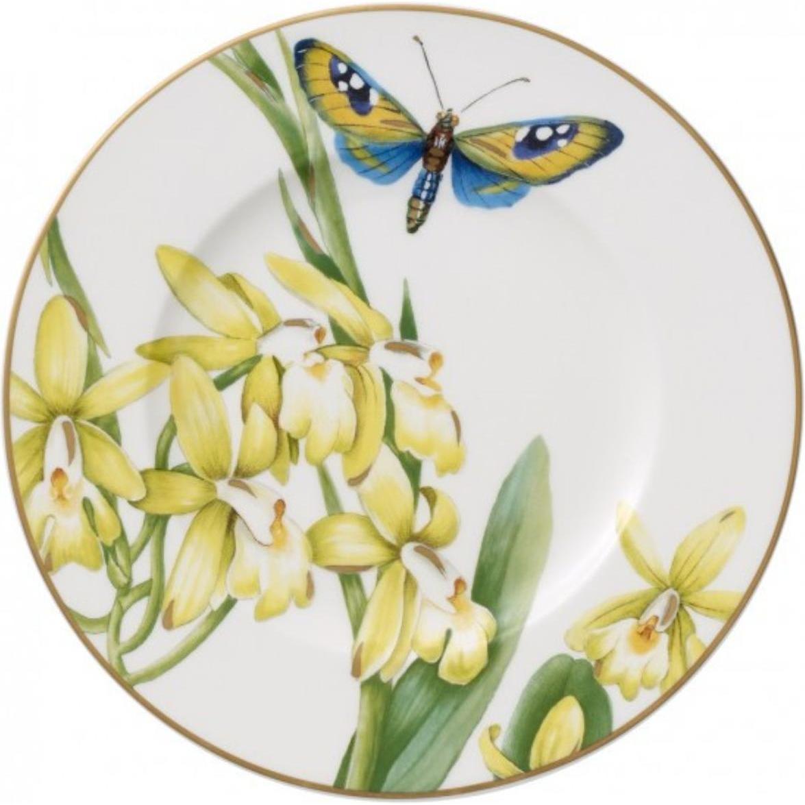 Villeroy & Boch Brotteller Amazonia Anmut, Teller, Weiss